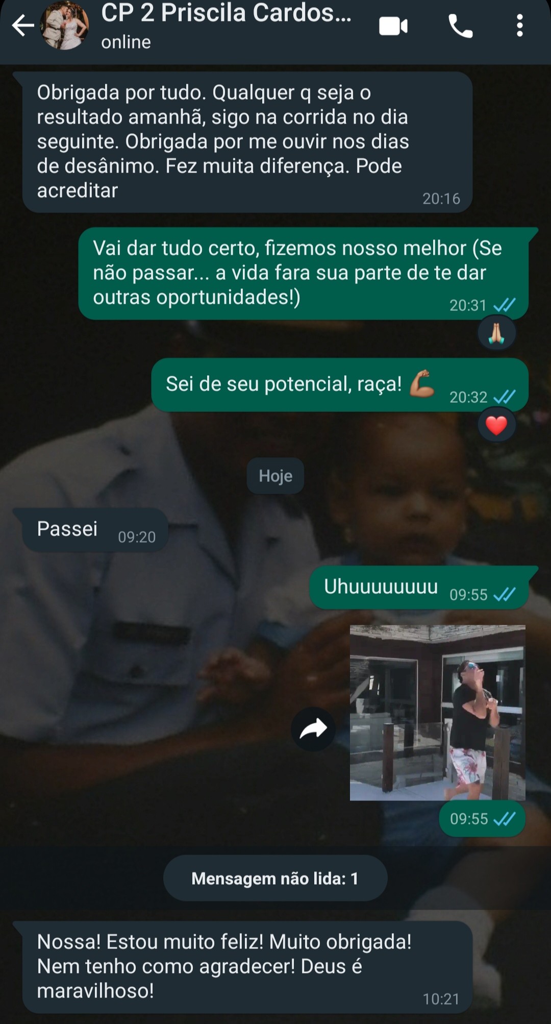 Depoimento Priscila Cardos - Progresso e superação